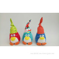 Penguin Rattle Plush Toy with Three Colors